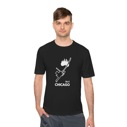 CHICAGO MARATHON ROUTE 26.2 *Premium Athletic T-Shirt W