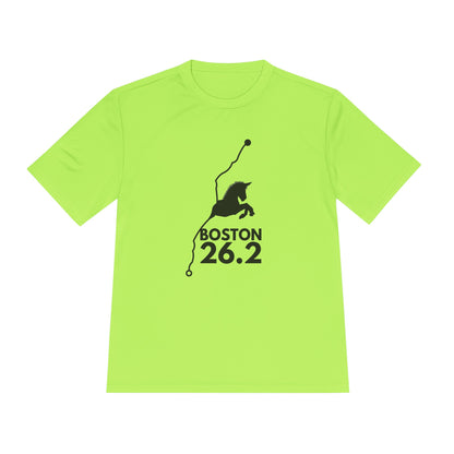 BOSTON MARATHON ROUTE 26.2 *Premium Athletic T-Shirt