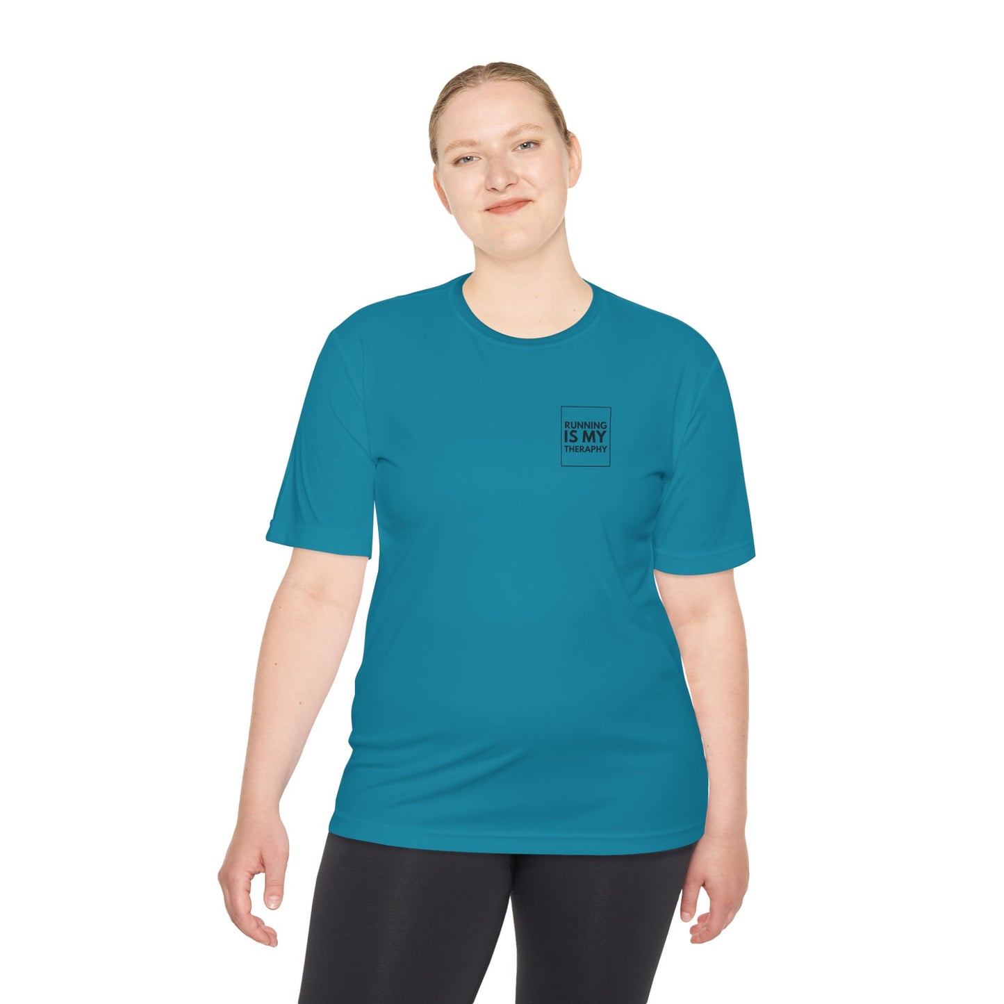 RUNNING IS MY THERAPY *Premium Athletic T-Shirt