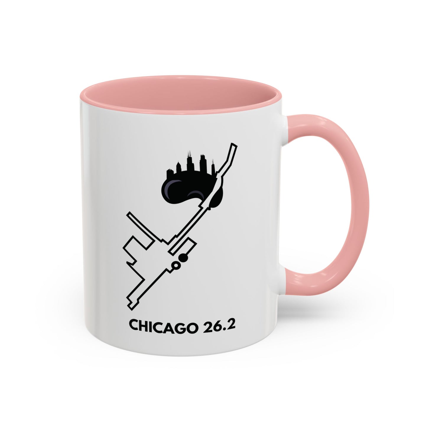 CHICAGO MARATHON ROUTE Mug