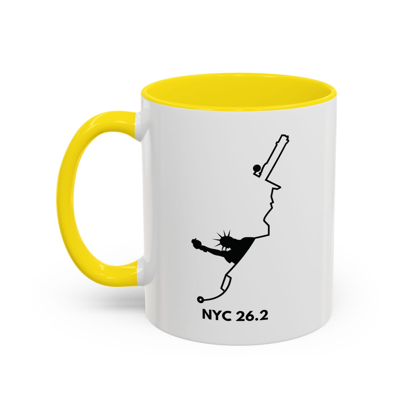 NYC MARATHON ROUTE Mug