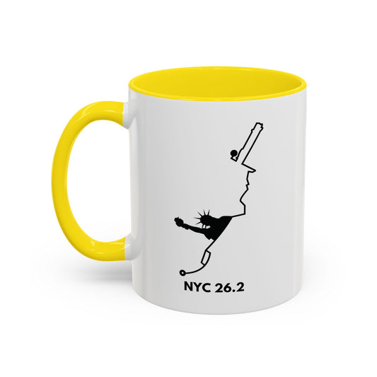 NYC MARATHON ROUTE Mug