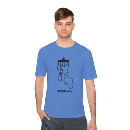 BERLIN MARATHON ROUTE 26.2 *Premium Athletic T-Shirt