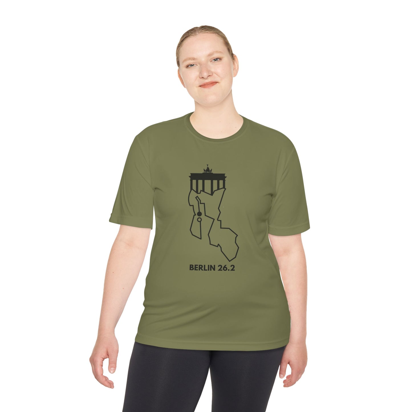 BERLIN MARATHON ROUTE 26.2 *Premium Athletic T-Shirt