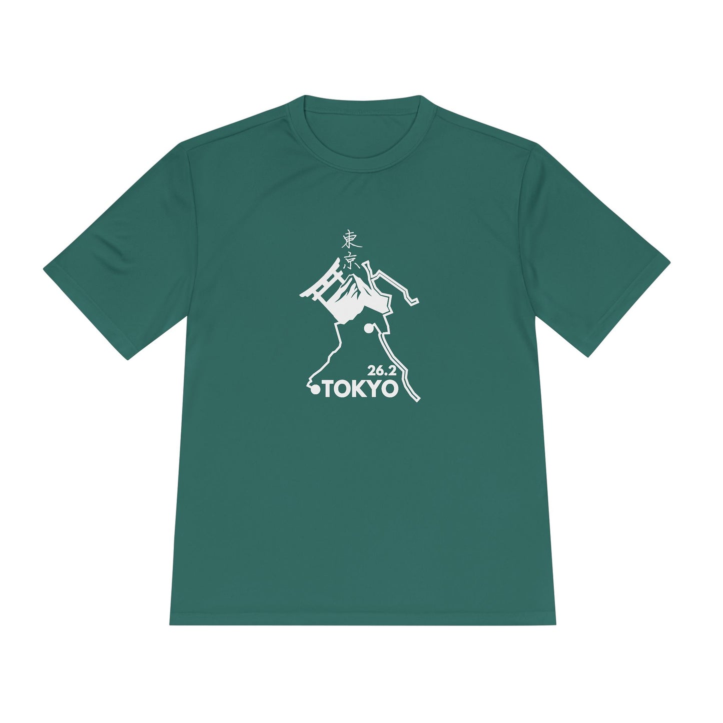TOKYO MARATHON ROUTE *Premium Athletic T-Shirt W
