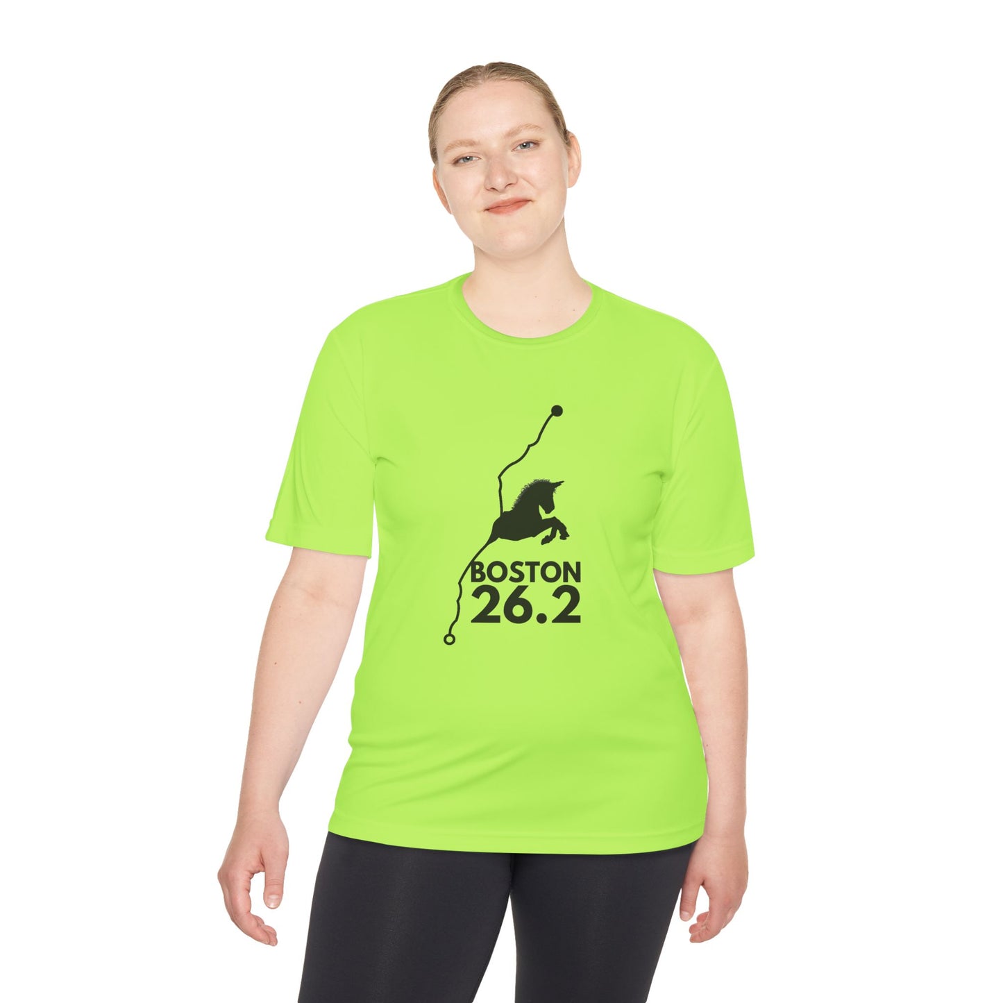 BOSTON MARATHON ROUTE 26.2 *Premium Athletic T-Shirt