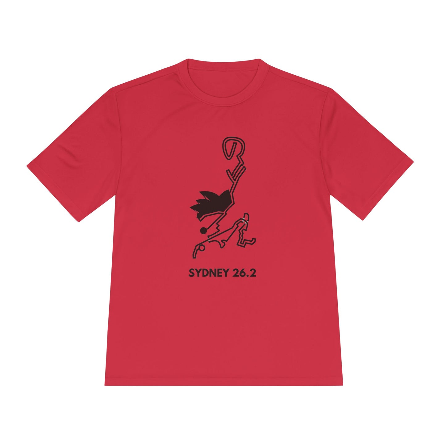 SYDNEY MARATHON ROUTE 26.2 *Premium Athletic T-Shirt