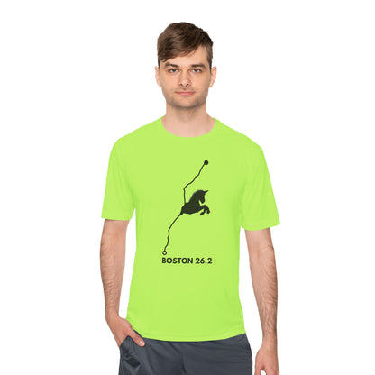 BOSTON MARATHON ROUTE 26.2 *Premium Athletic T-Shirt
