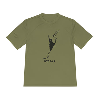 NYC MARATHON ROUTE 26.2 *Premium Athletic T-Shirt