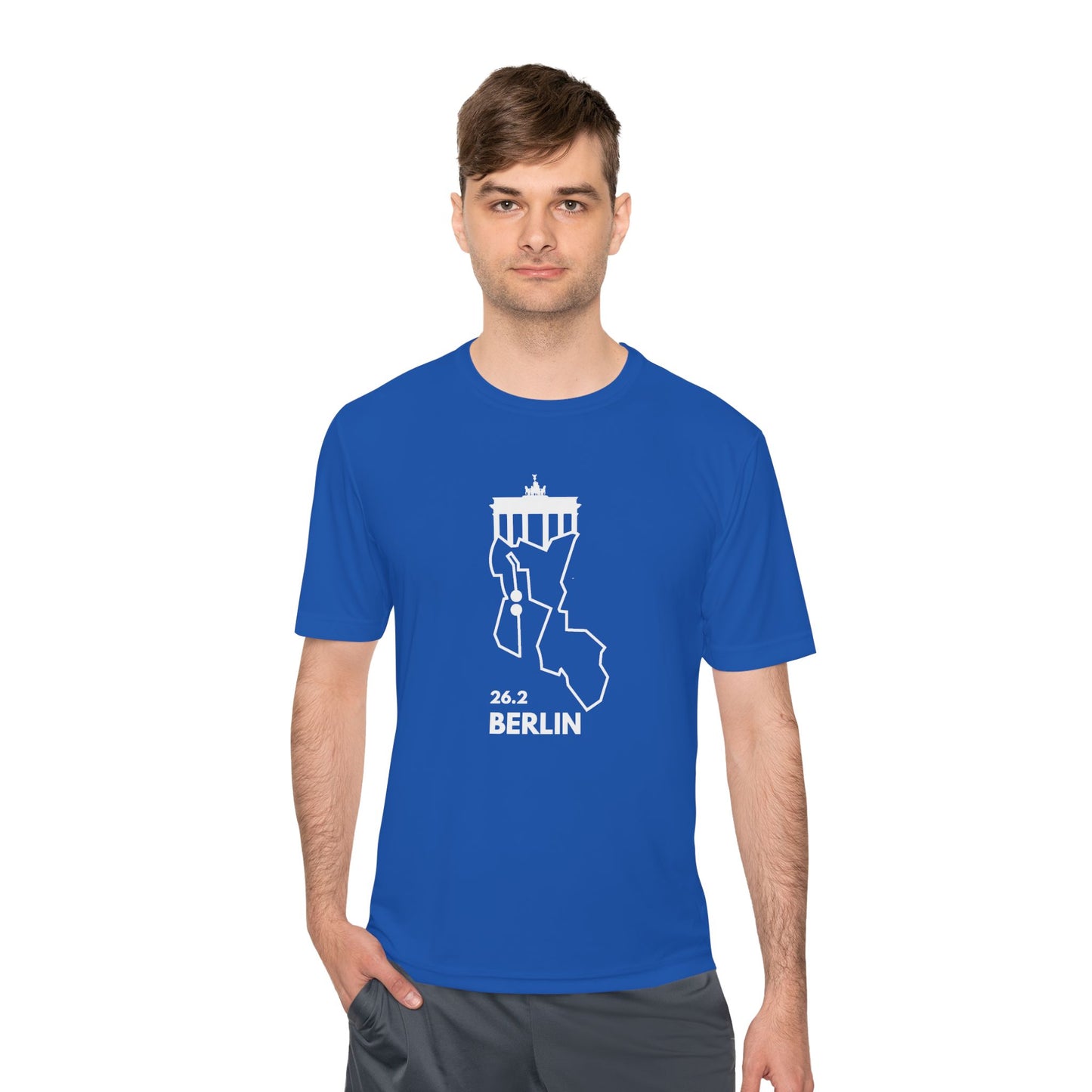 BERLIN MARATHON ROUTE 26.2 *Premium Athletic T-Shirt W
