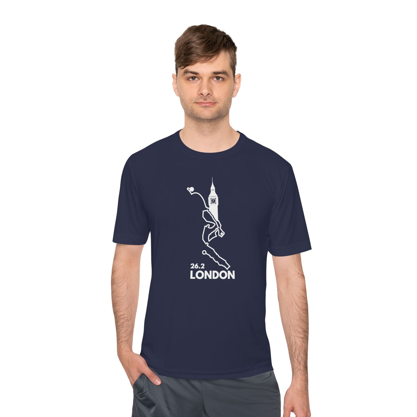 LONDON MARATHON ROUTE 26.2 - *Premium Athletic T-Shirt