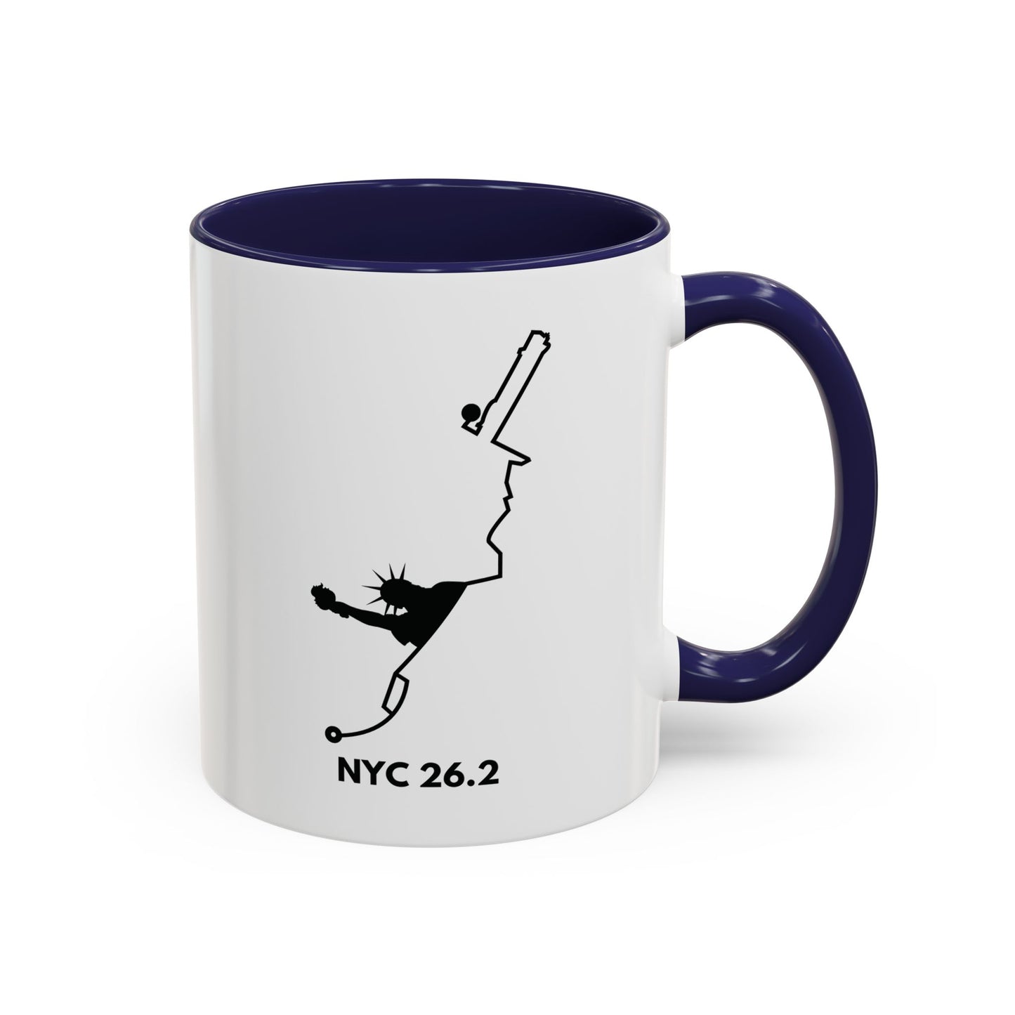 NYC MARATHON ROUTE Mug