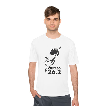 CHICAGO MARATHON ROUTE 26.2 *Premium Athletic T-Shirt