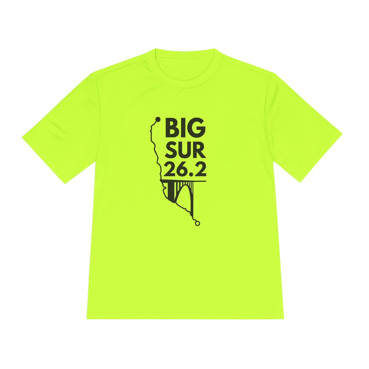 BIG SUR MARATHON ROUTE 26.2 - *Premium Athletic T-Shirt