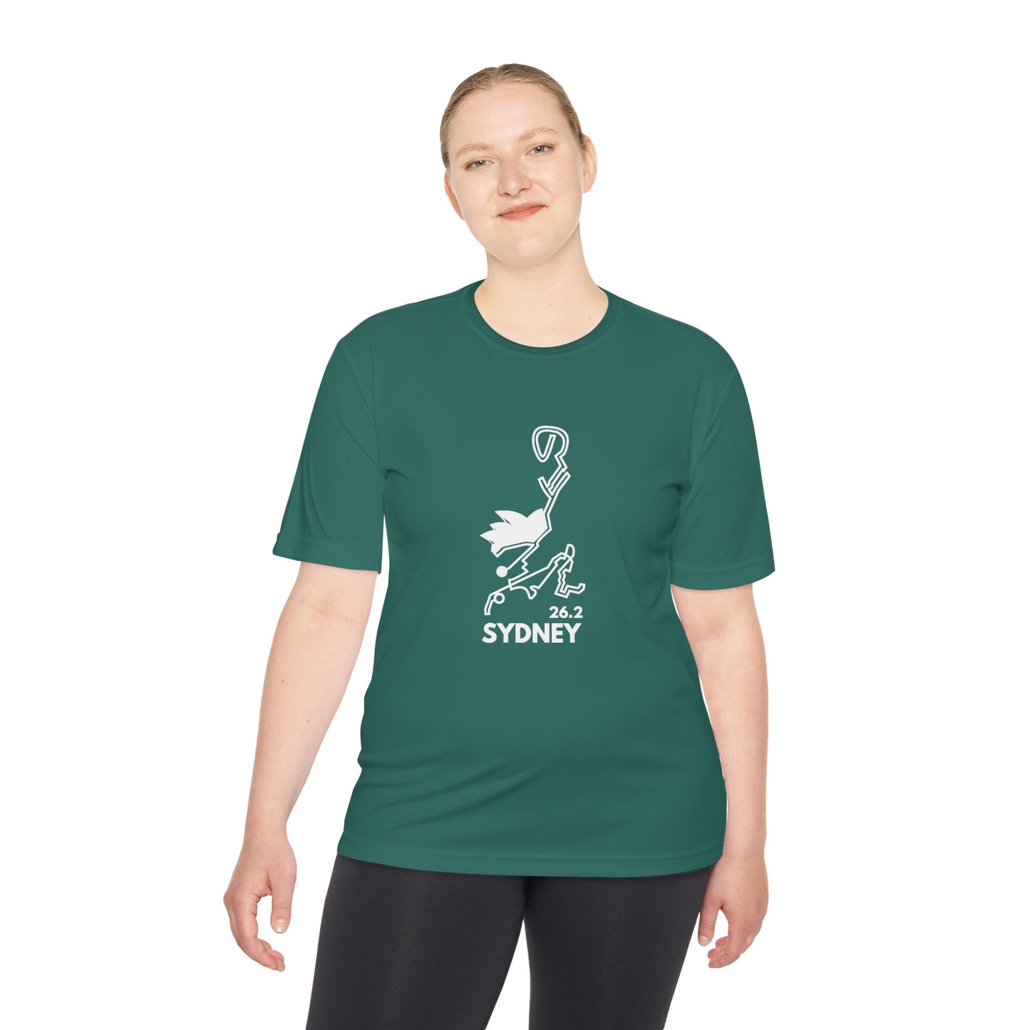 SYDNEY MARATHON ROUTE 26.2 *Premium Athletic T-Shirt W