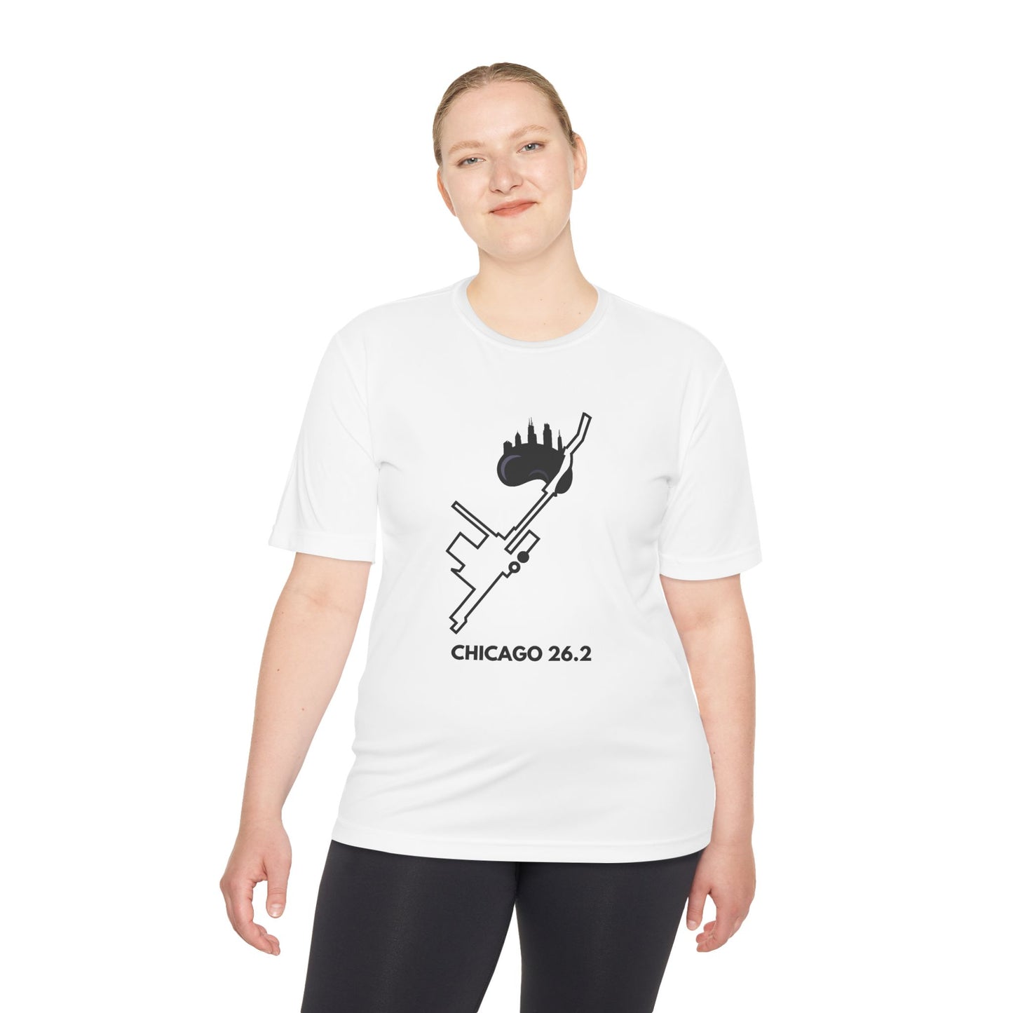 CHICAGO MARATHON ROUTE 26.2 *Premium Athletic T-Shirt