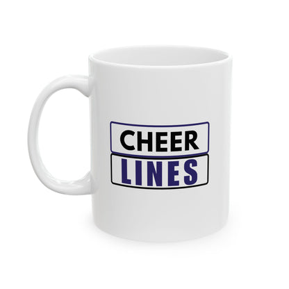CHEER LINES Ceramic Mug