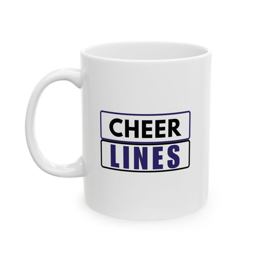 CHEER LINES Ceramic Mug