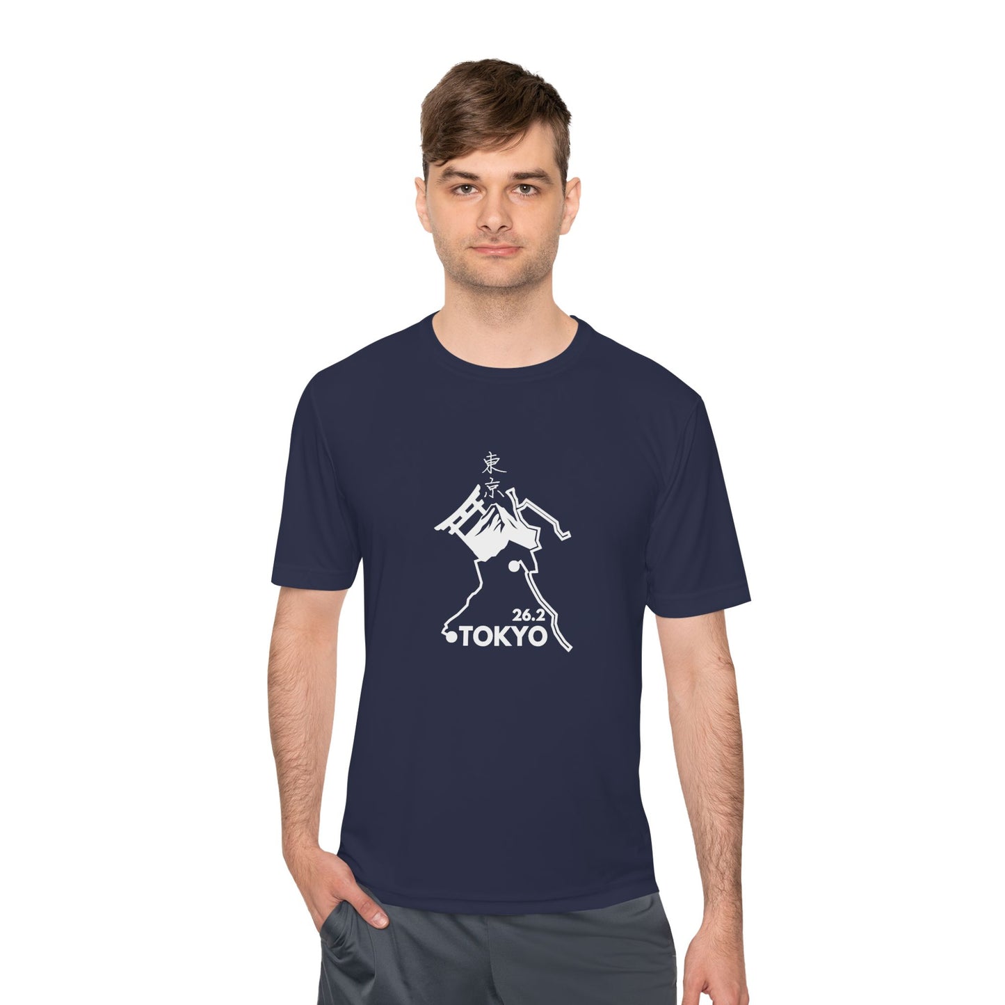TOKYO MARATHON ROUTE *Premium Athletic T-Shirt W