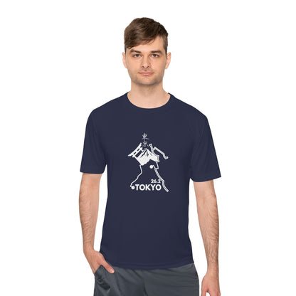 TOKYO MARATHON ROUTE *Premium Athletic T-Shirt W