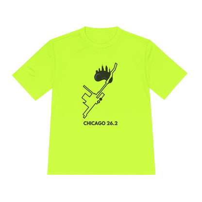 CHICAGO MARATHON ROUTE 26.2 *Premium Athletic T-Shirt