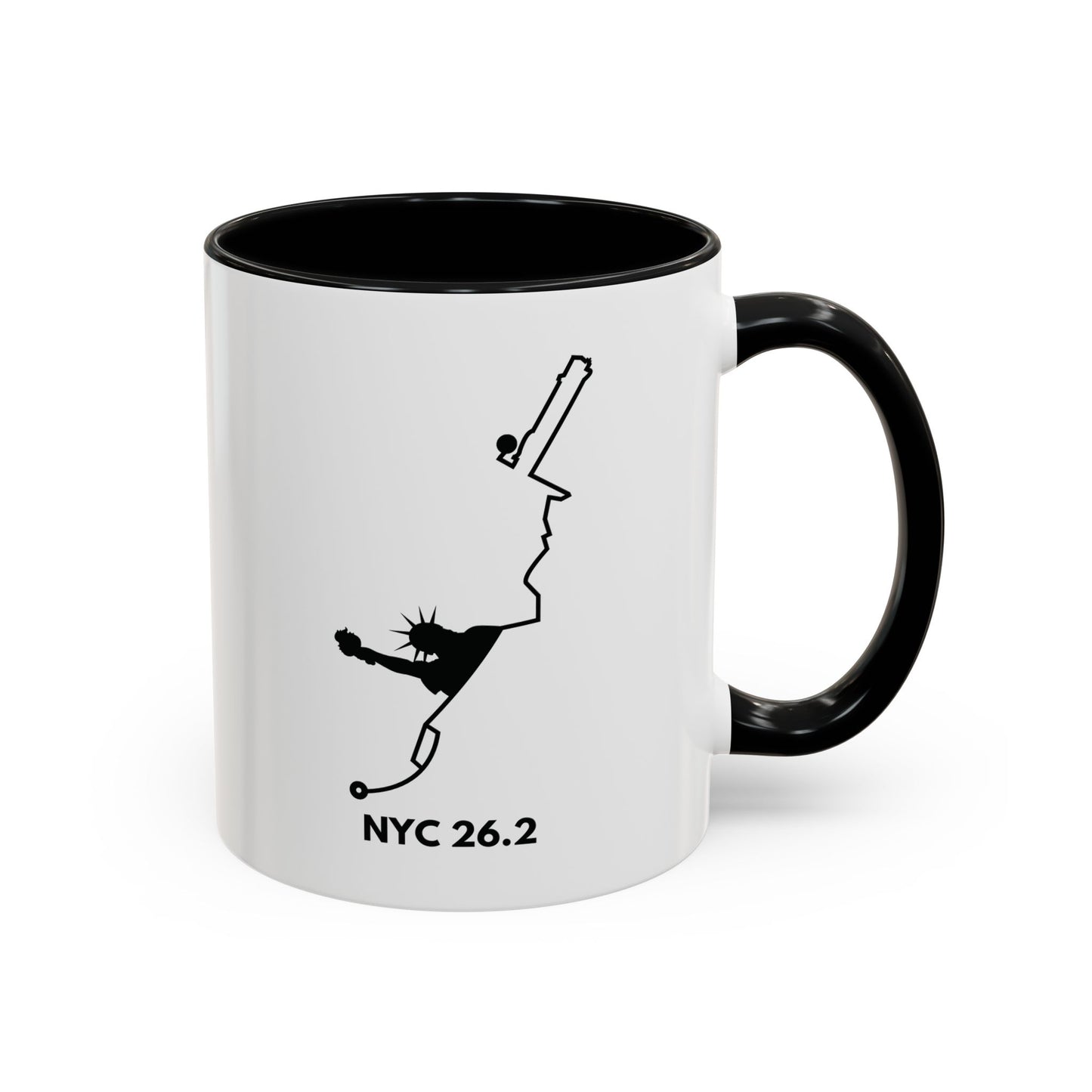 NYC MARATHON ROUTE Mug