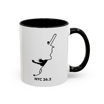 NYC MARATHON ROUTE Mug