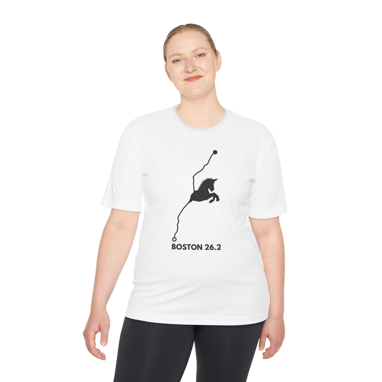 BOSTON MARATHON ROUTE 26.2 *Premium Athletic T-Shirt