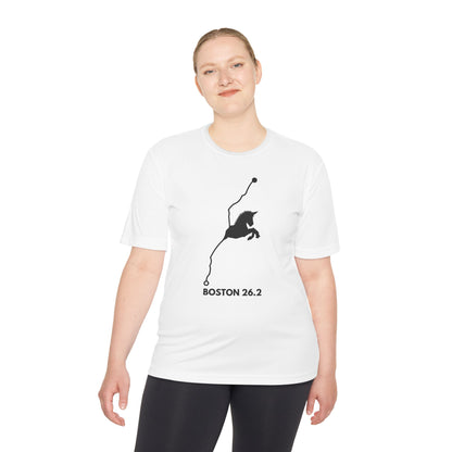BOSTON MARATHON ROUTE 26.2 *Premium Athletic T-Shirt