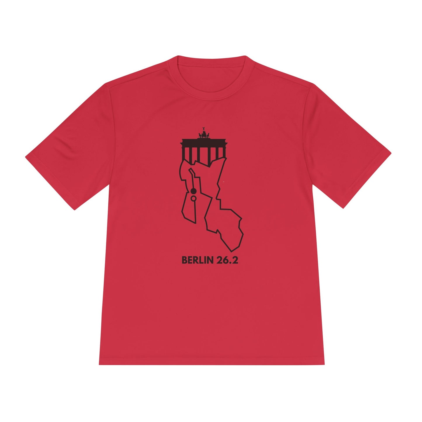 BERLIN MARATHON ROUTE 26.2 *Premium Athletic T-Shirt