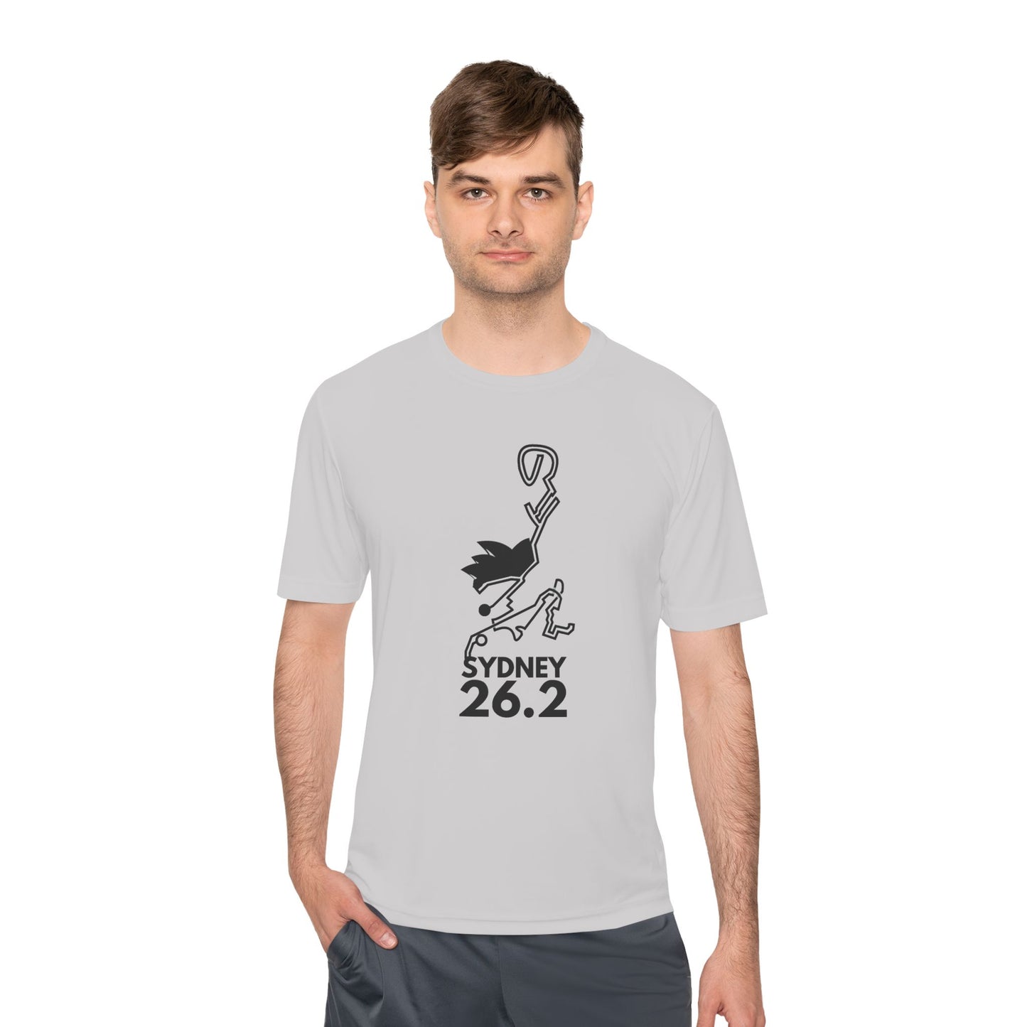 SYDNEY MARATHON ROUTE 26.2 *Premium Athletic T-Shirt