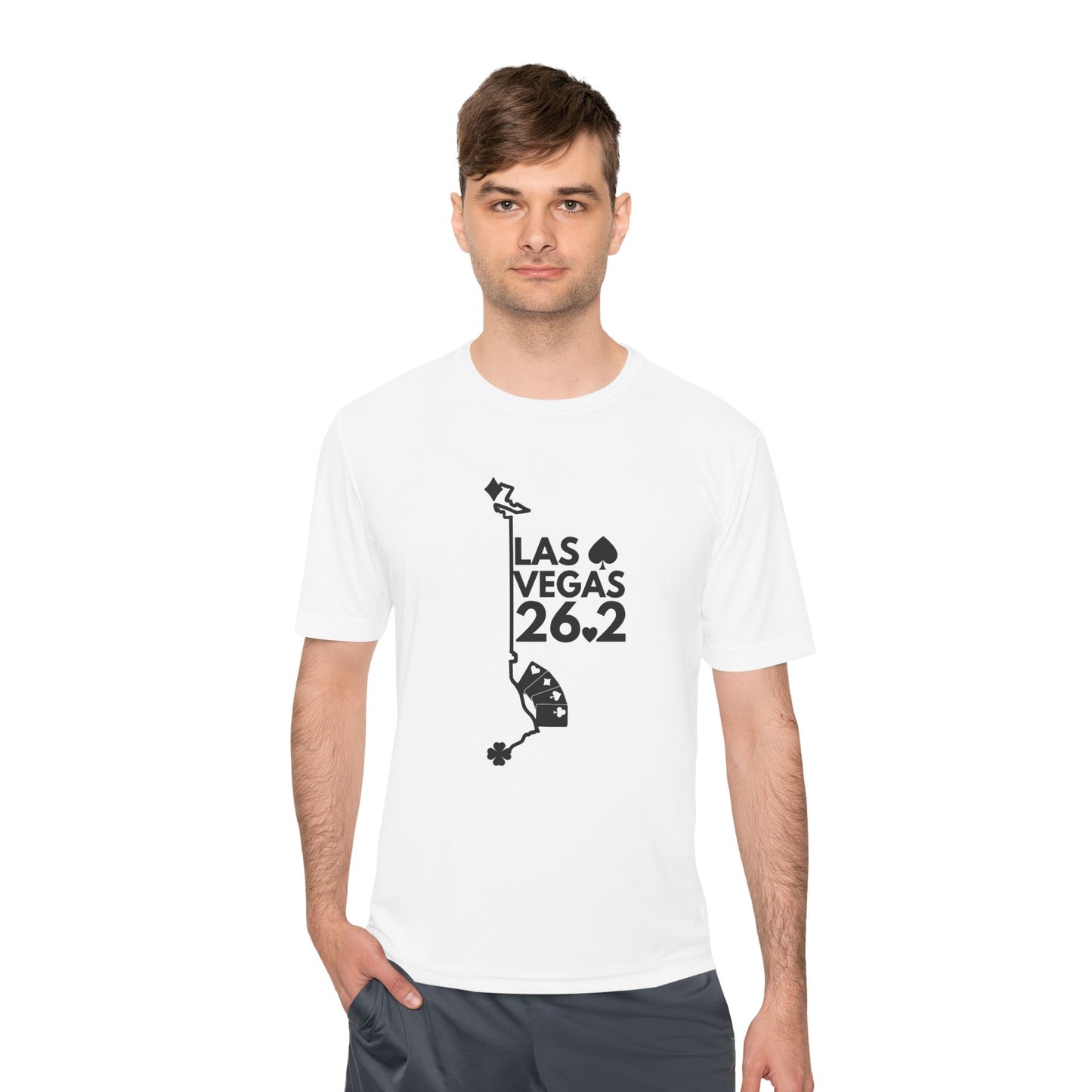 LAS VEGAS MARATHON ROUTE 26.2 *Premium Athletic T-Shirt