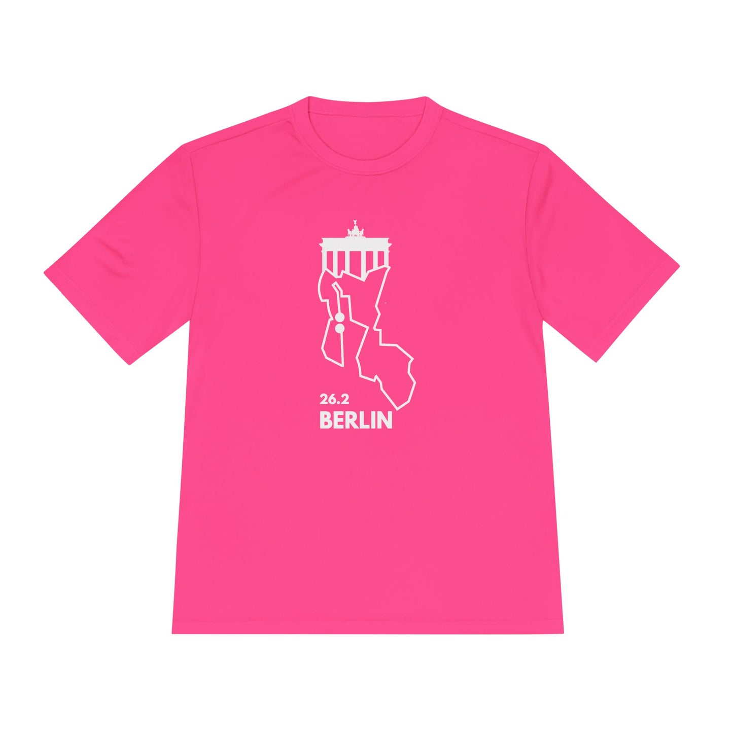 BERLIN MARATHON ROUTE 26.2 *Premium Athletic T-Shirt W