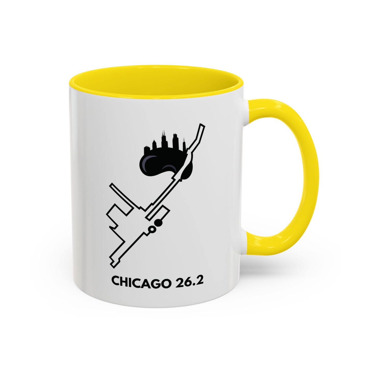CHICAGO MARATHON ROUTE Mug