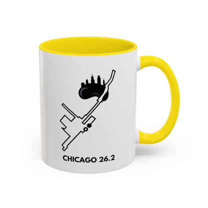 CHICAGO MARATHON ROUTE Mug