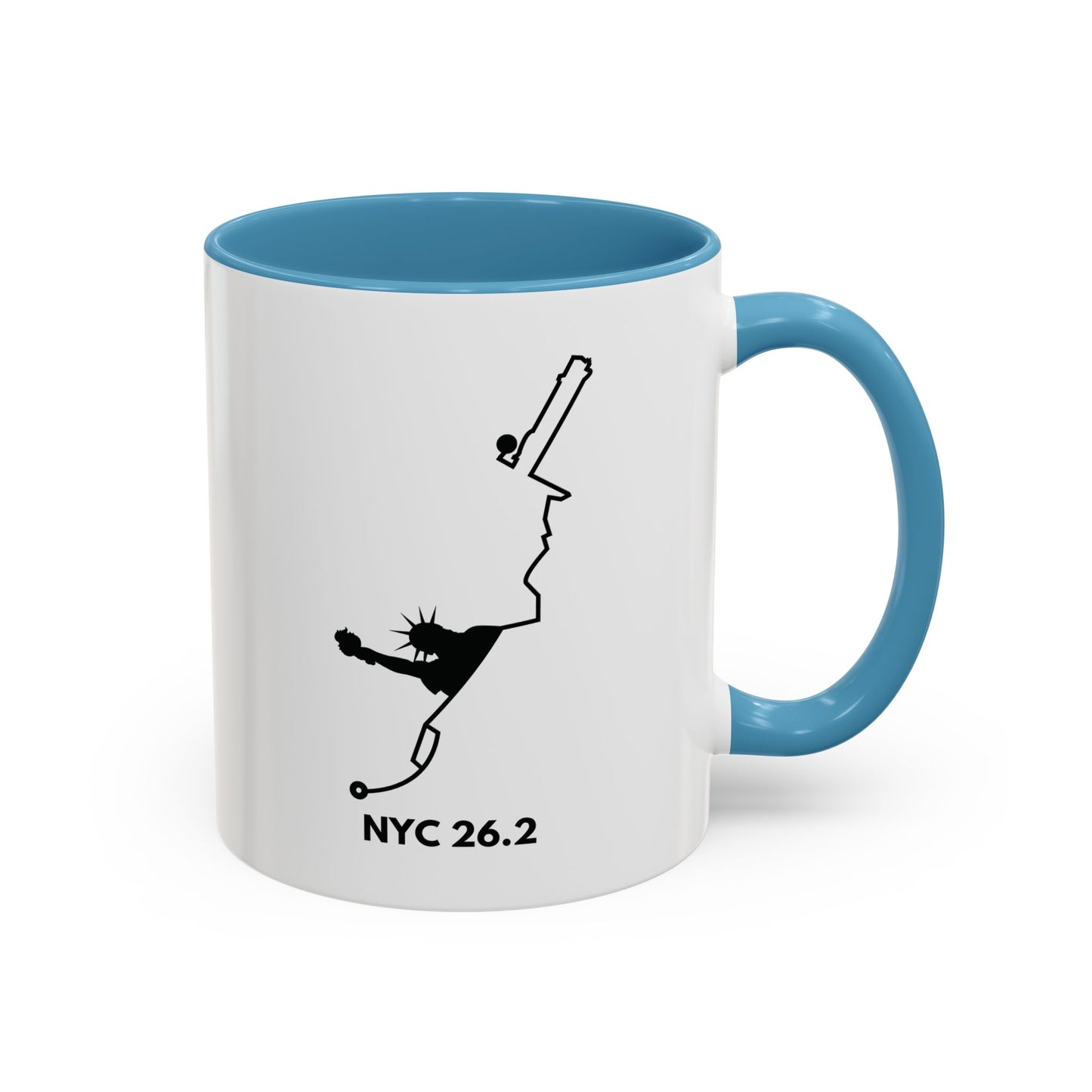 NYC MARATHON ROUTE Mug