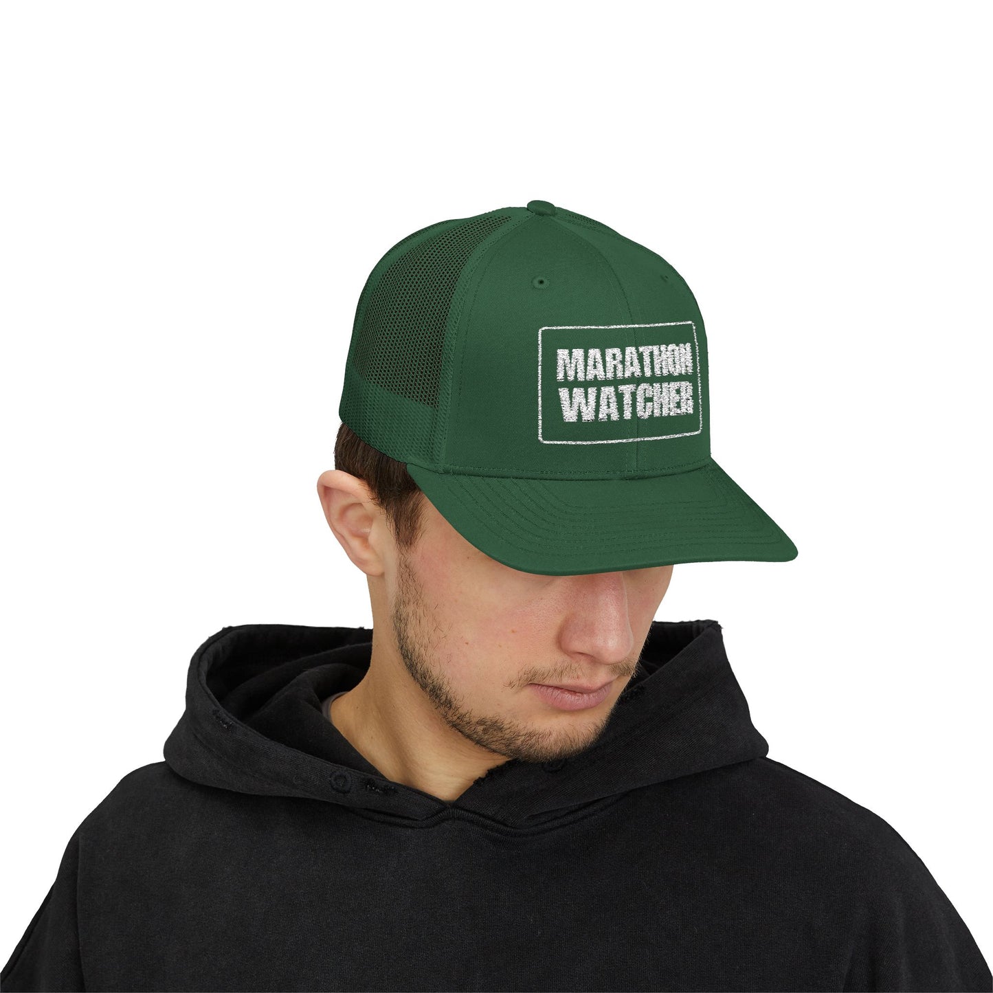 MARATHON WATCHER Snapback Dad/Mom Jokester Cap