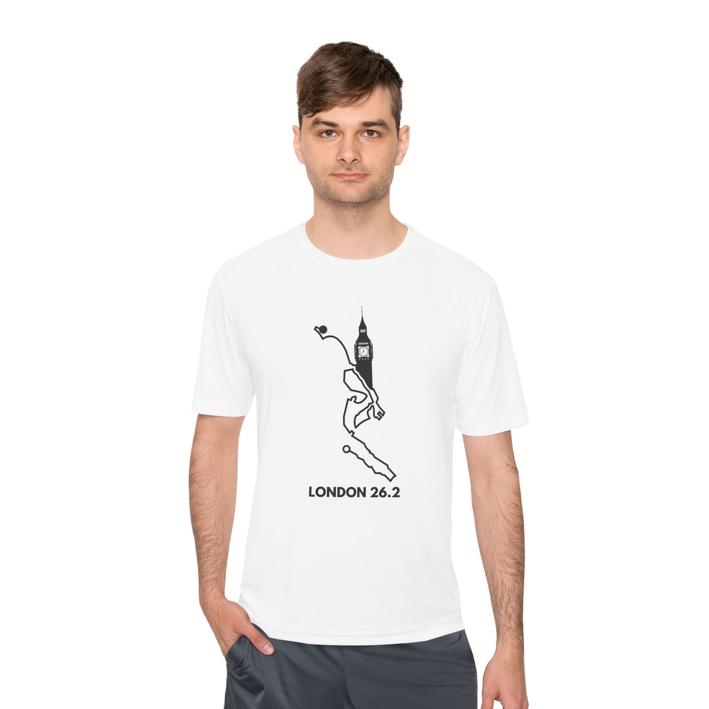 LONDON MARATHON ROUTE 26.2 - *Premium Athletic T-Shirt