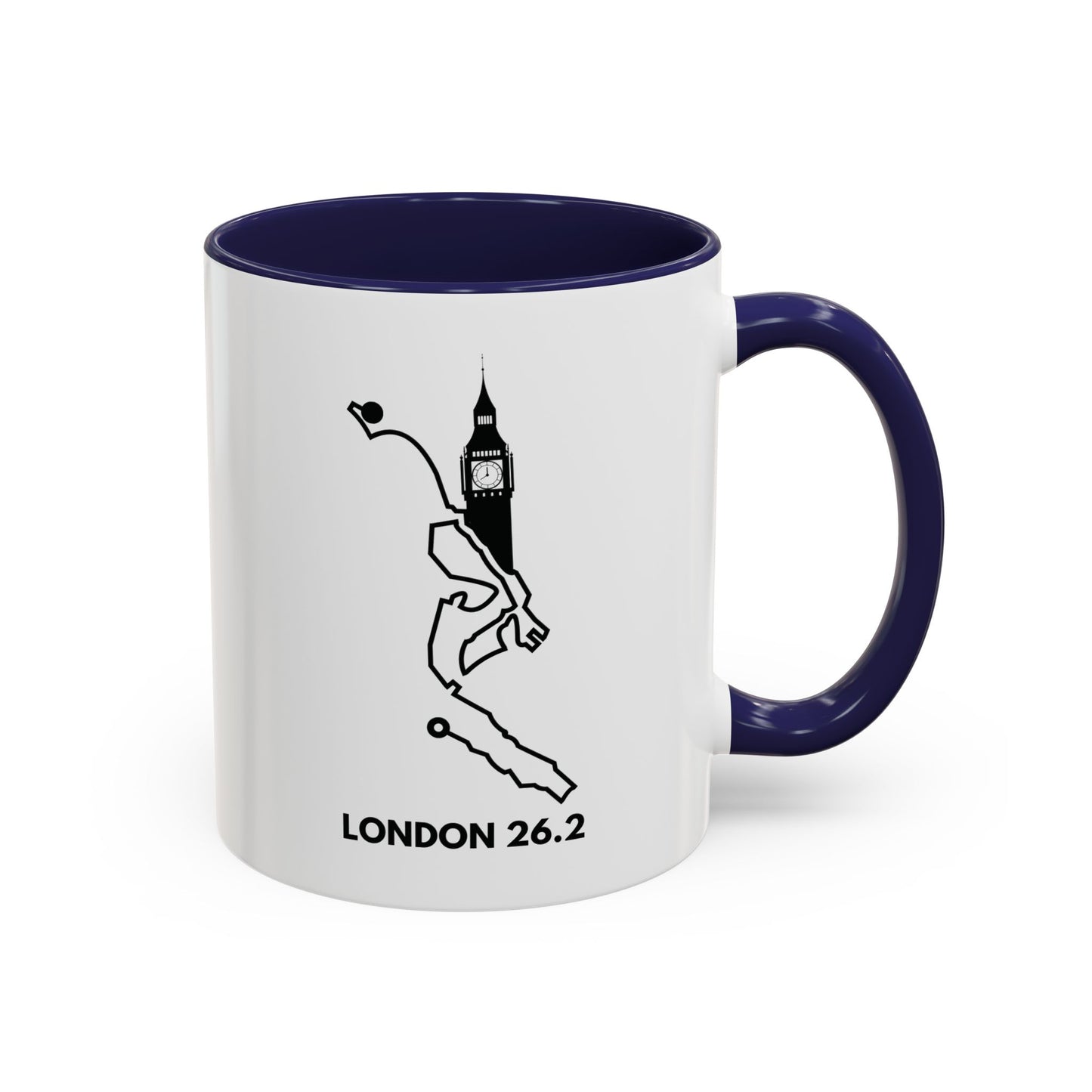 LONDON MARATHON ROUTE Mug