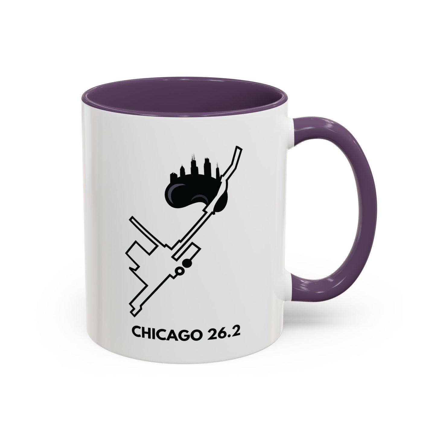 CHICAGO MARATHON ROUTE Mug