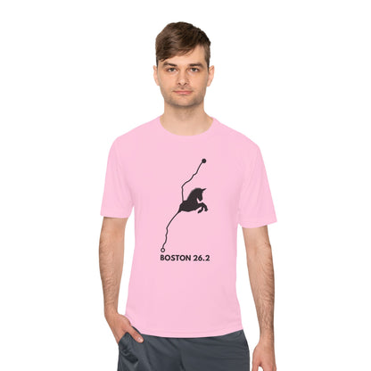 BOSTON MARATHON ROUTE 26.2 *Premium Athletic T-Shirt