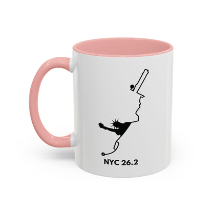 NYC MARATHON ROUTE Mug