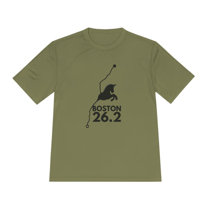 BOSTON MARATHON ROUTE 26.2 *Premium Athletic T-Shirt
