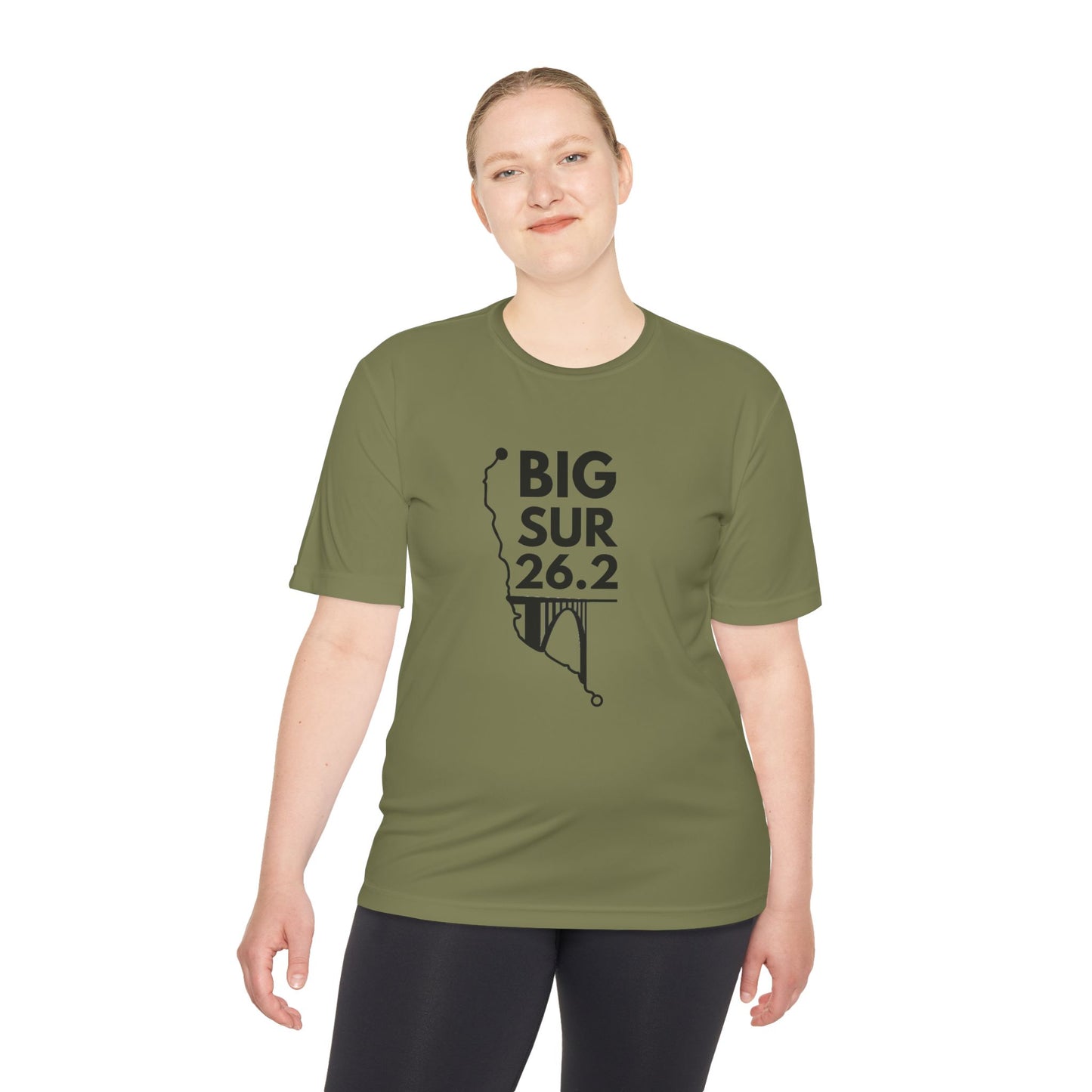 BIG SUR MARATHON ROUTE 26.2 - *Premium Athletic T-Shirt