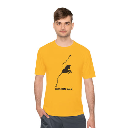 BOSTON MARATHON ROUTE 26.2 *Premium Athletic T-Shirt
