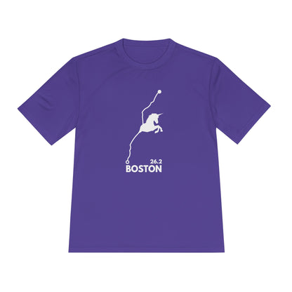 BOSTON MARATHON ROUTE 26.2 *Premium Athletic T-Shirt W