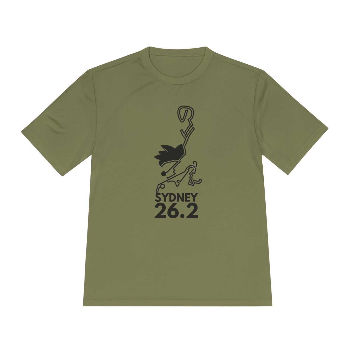 SYDNEY MARATHON ROUTE 26.2 *Premium Athletic T-Shirt