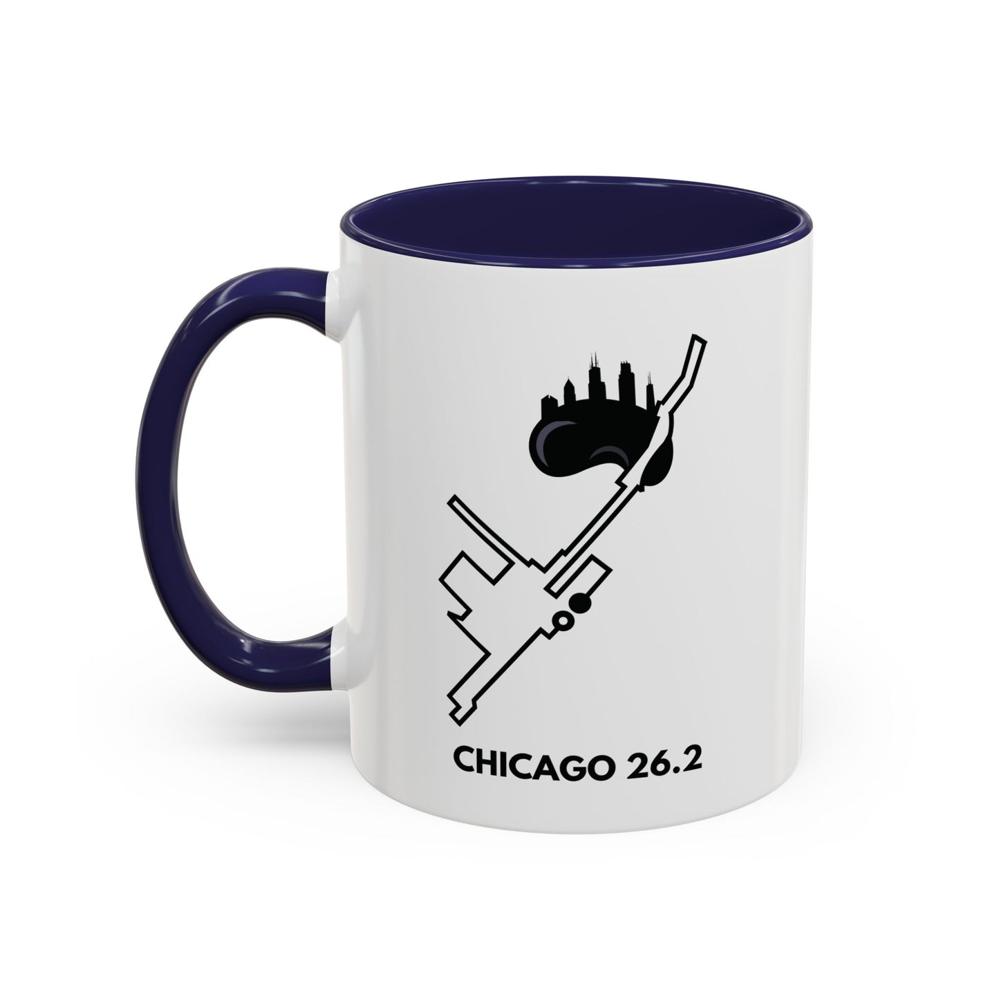 CHICAGO MARATHON ROUTE Mug