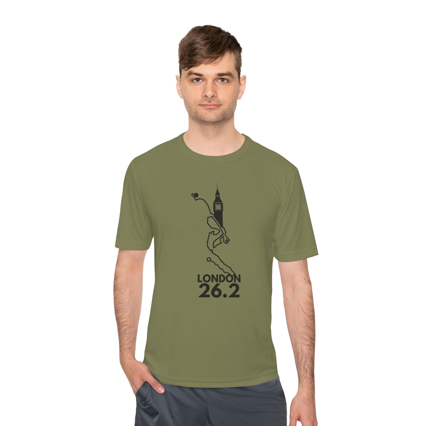 LONDON MARATHON ROUTE 26.2 - *Premium Athletic T-Shirt