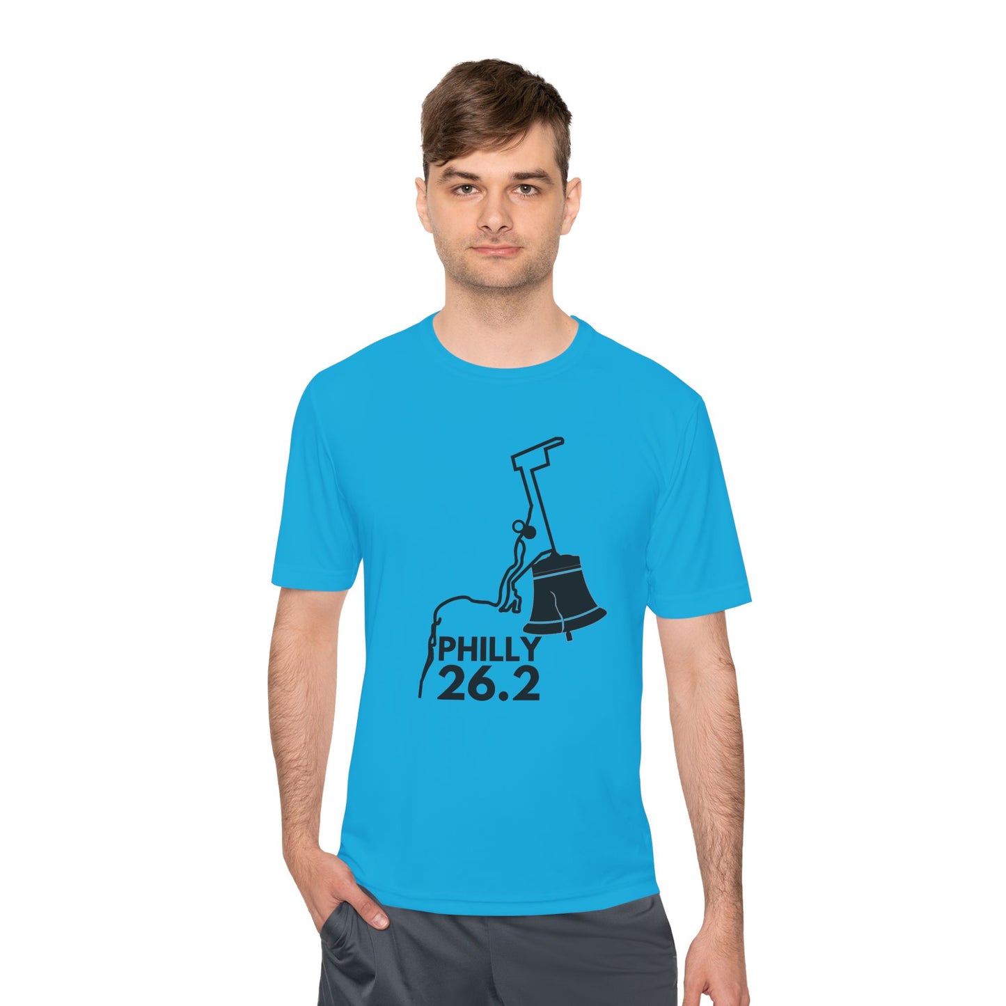 PHILLY MARATHON ROUTE 26.2 *Premium Athletic T-Shirt
